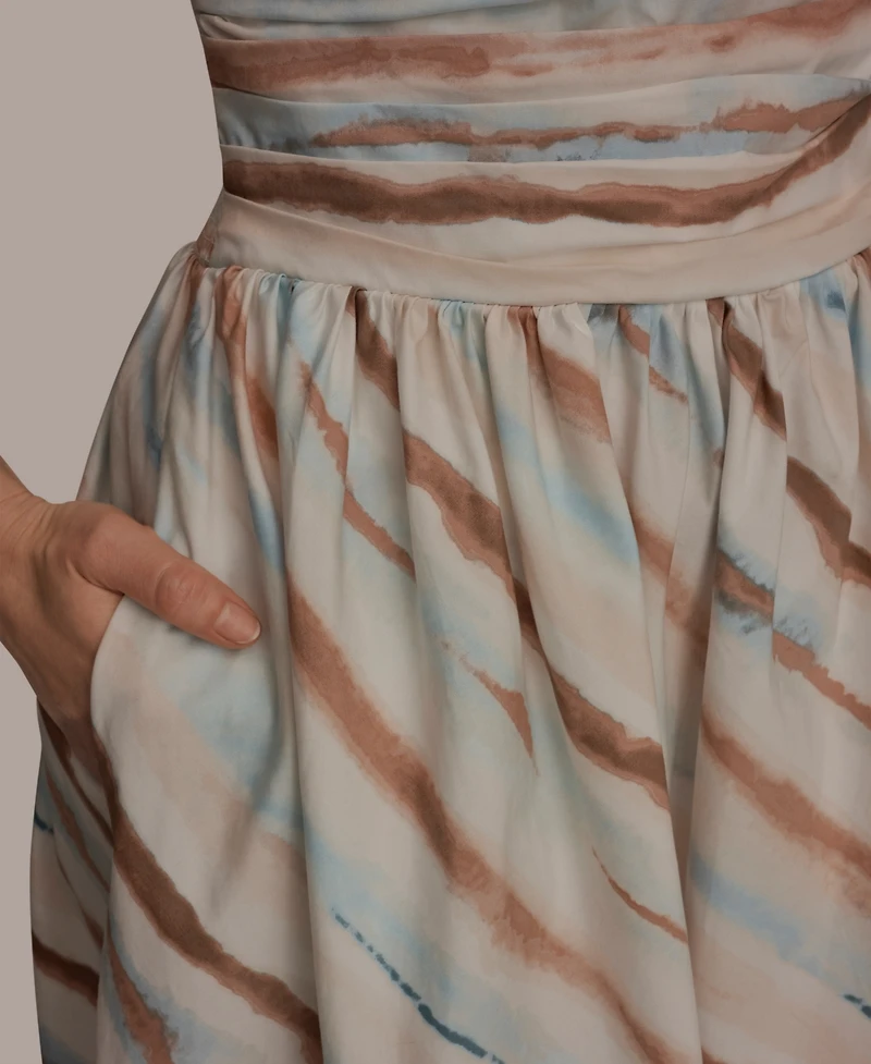 Donna Karan Weekend Women's Strapless Midi Dress