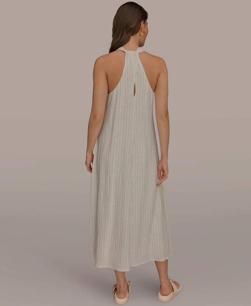 Donna Karan Weekend Women's V-Neck Midi Dress