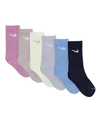 Nike Boys' 4-5 Performance Crew Socks, 6-Pack