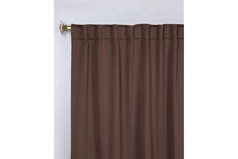 Superior Solid Classic Modern Blackout Curtain Set ,26" x 84" (Set of 2)