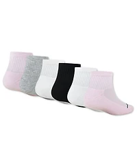 Jordan Girls' 9-11 Ankle-Length Socks, 6-Pack