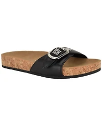 Guess Women's Locela Ornamented Cork Footbed Sandals