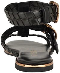 Guess Women's Lylnet Woven Gladiator Flat Sandals