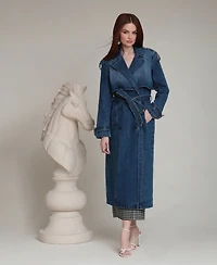 Avec Les Filles Women's Long-Sleeve Oversized Dress