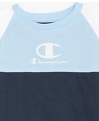 Champion Baby Boys' Crewneck T-Shirt and Elastic Shorts, 2-Peice Set