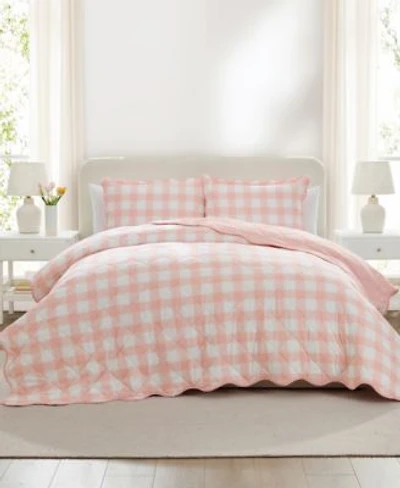 Hallmark Checkered Bliss Scalloped Quilt Sets
