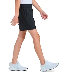 adidas Boys' 8-18 Adjustable Elastic Waistband Shorts