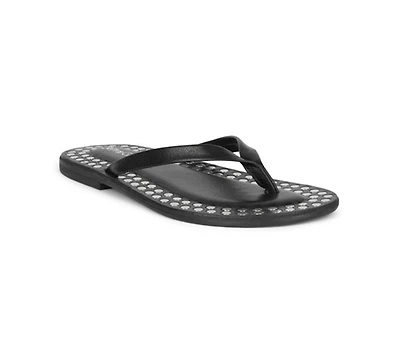 Jeffrey Campbell Women's Studded Slip-On Flat Sandals