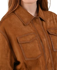 Frye Women's Goat Suede Jacket
