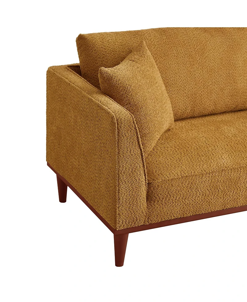 Streamdale Furniture Streamdale Upholstered Chaise Lounge and Stool for Living Room Bedroom