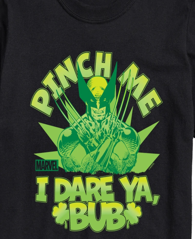 Airwaves Men's Wolverine Pinch Me I Dare Ya, Bub Short-Sleeve Graphic T-Shirt