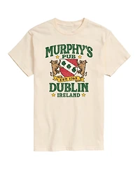 Airwaves Men's Instant Message Murphys Pub Dublin Short-Sleeve Graphic T-Shirt