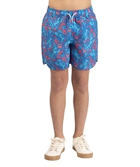 TailorByrd Boys Lobsters Printed Swim Shorts