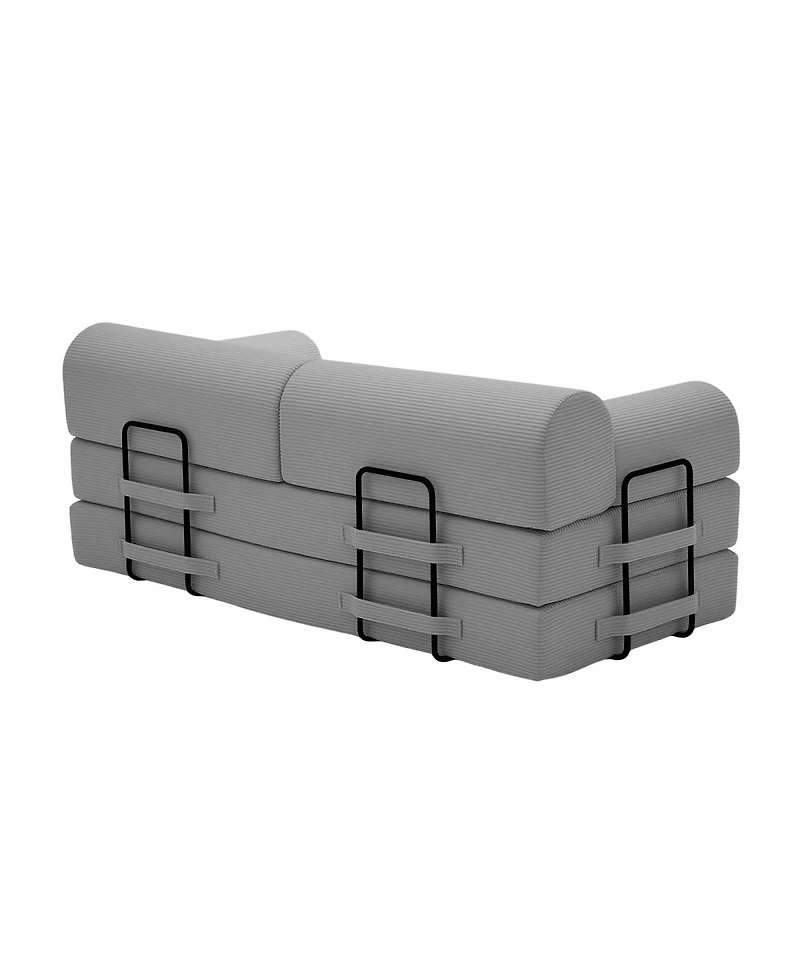 Streamdale Furniture Convertible Sleeper Sofa Bed with Pillow