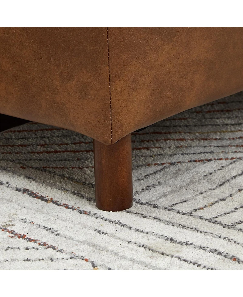 Streamdale Furniture 112" Luxury Pu Leather Sofa