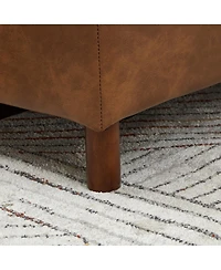 Streamdale Furniture 112" Luxury Pu Leather Sofa