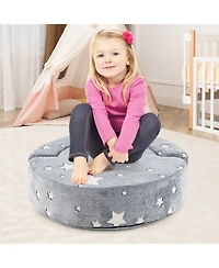 Slickblue Kids Convertible Sofa Bed with Glow Effect and Removable Cover