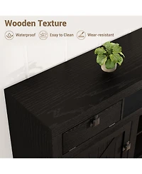 gaomon Farmhouse Tv Stand for Tv Up to 80 Inches