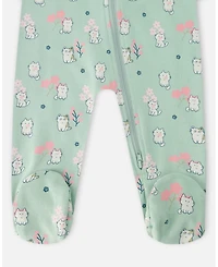 Deux par Baby Girl Cotton One-Piece Pyjama