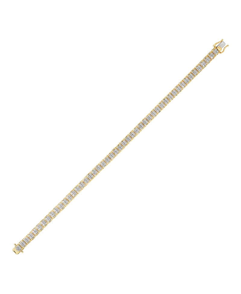 Grown With Love Lab Grown Diamond Bracelet (2 ct. t.w.) in 14k Yellow Gold Plated Sterling Silver