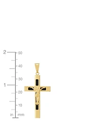 Grown With Love Cross Pendant Onyx (3 ct. t.w.) in 10k Yellow Gold