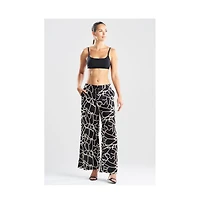 Natori Women's Butterfly Embroidery Pants