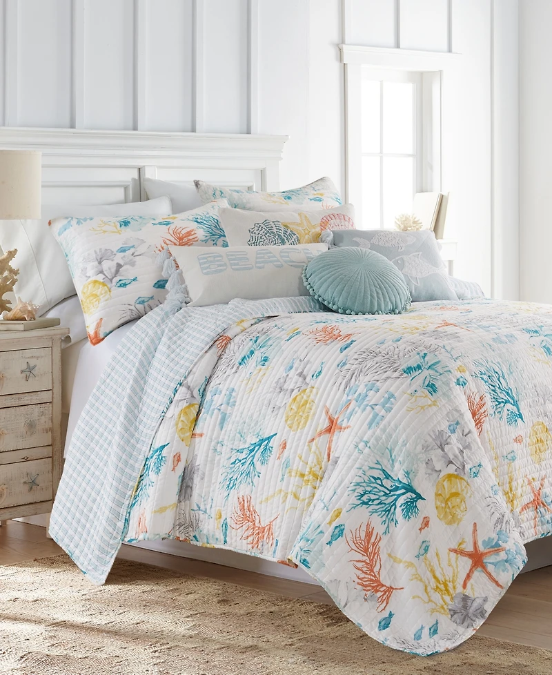 Levtex Home Whimsical Sea Reversible -Pc. Quilt Set