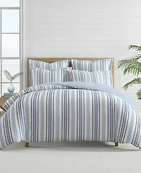 Levtex Home Seaside Stripes Textured 3-Pc. Comforter Set, King