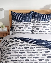 Levtex Home Bakio Reversible 3-Pc. Duvet Cover Set