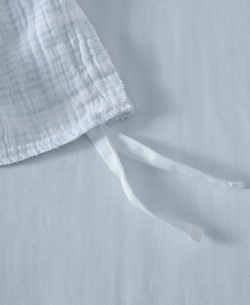 Levtex Home Boracay Stripe Muslin Textured -Pc. Duvet Cover Set