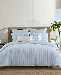 Levtex Home Boracay Stripe Muslin Textured -Pc. Comforter Set