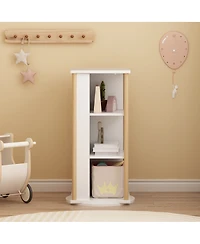 Streamdale Furniture 360° Rotating Bookshelf & Activity Center for Kids