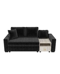 Streamdale Modern Sofa Couch Modular Upholstered with Storage Armrest & Console