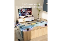 Ultimea 7.1ch Virtual Surround Sound Bar, Soundbar for Smart Tv with Subwoofer, Opt/Aux/Bt, Aura A40