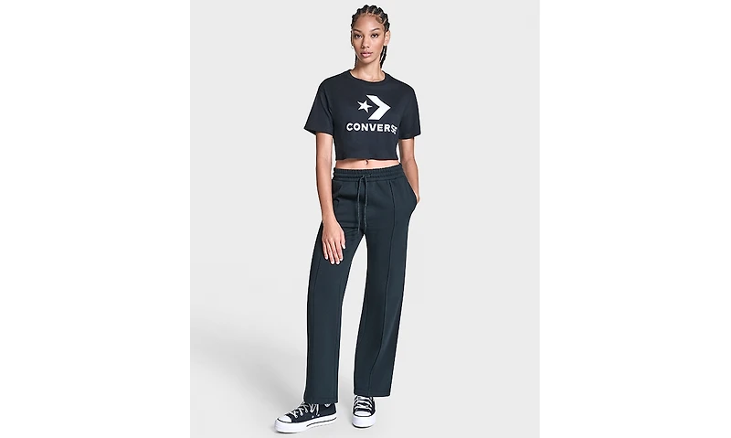 Converse Women's Star Chevron Cropped T-Shirt