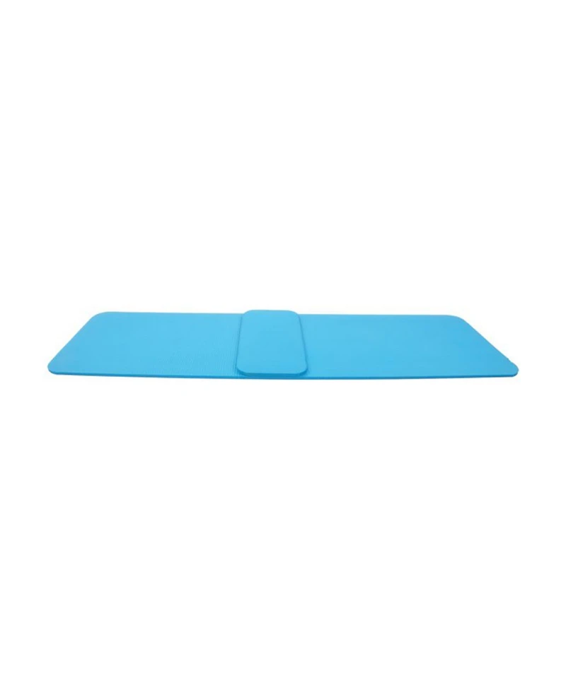 BalanceFrom Fitness GoYoga+ 71x24in Exercise Yoga Mat w/Knee Pad & Strap