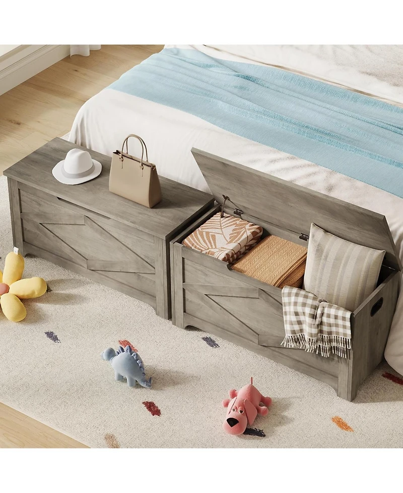 gaomon 39.4" Wooden Storage Chest