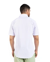 Tailorbyrd Men's Solid Seersucker Short Sleeve Shirt