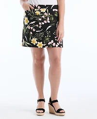 Rafaella Plus Floral Print Skort