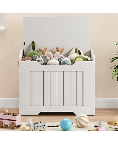 gaomon 24.8" Kids Wooden Toy Chest