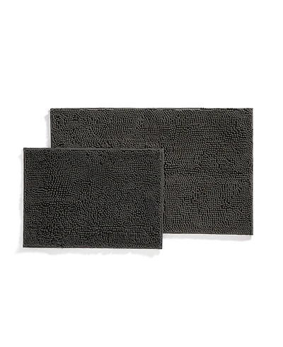 ienjoy Home Soft Absorbent Chenille 2-Pc. Bath Mat Set