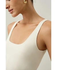 Lilysilk Women's Milano Knit Silk Viscose Tank Top