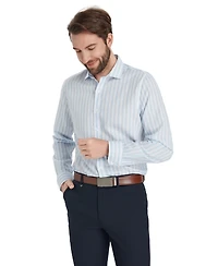 Bar Iii Men's Slim Fit Joseph Stripe Dress Shirt, Macy's Exclusive