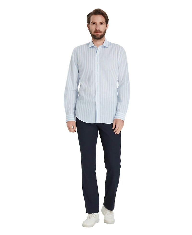 Bar Iii Men's Slim Fit Joseph Stripe Dress Shirt, Macy's Exclusive