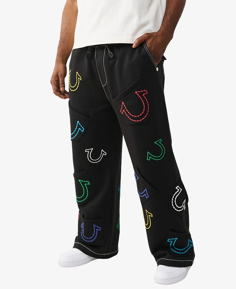 True Religion Men's Regular-Fit Baggy Sweatpants