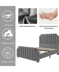 Gaomon Platform Bed Frame Headboard