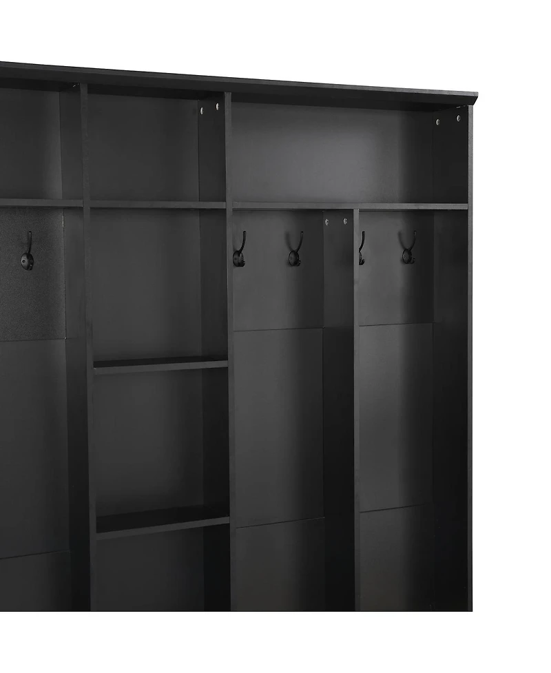 Streamdale Furniture Wide Hall Tree with Storage Bench