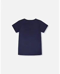 Deux par Toddler Boys Jersey T-Shirt with Chest Pocket