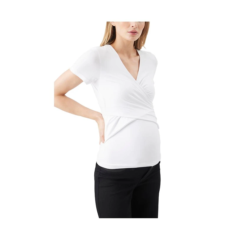 Ripe Maternity Women's Luxe Knit Embrace Nursing Tee