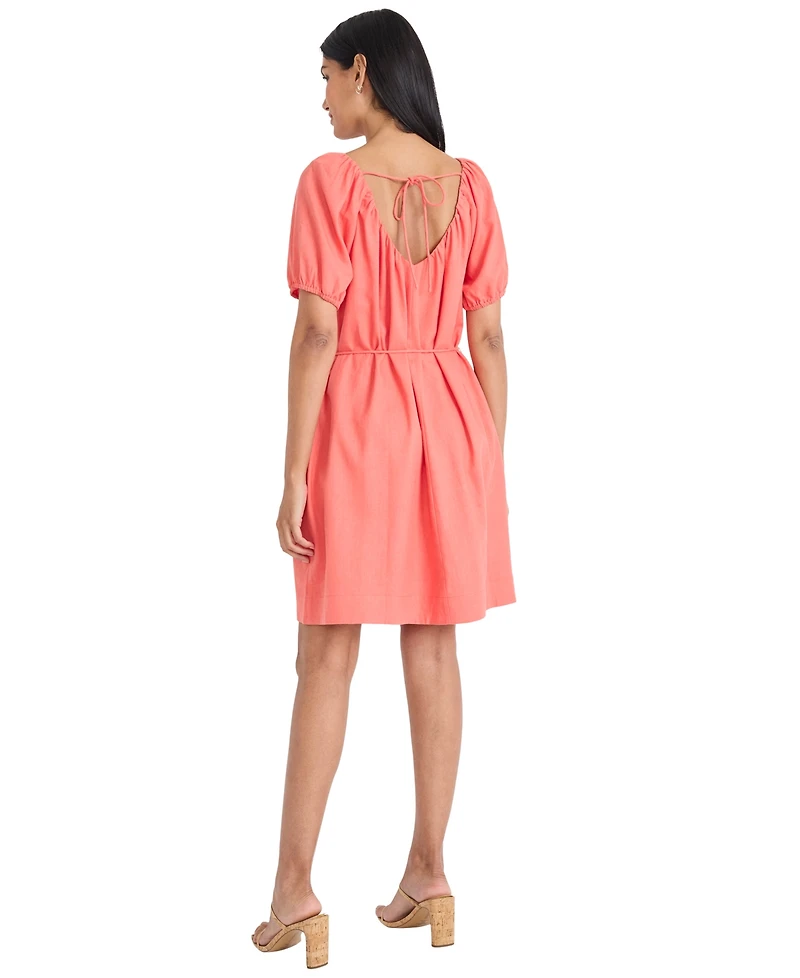 Maggy London Women's Balloon Sleeve Mini Dress